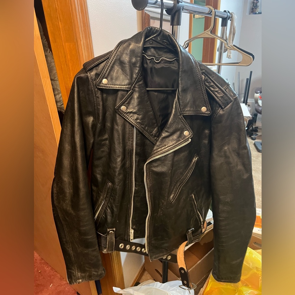 Harley amf leather jacket